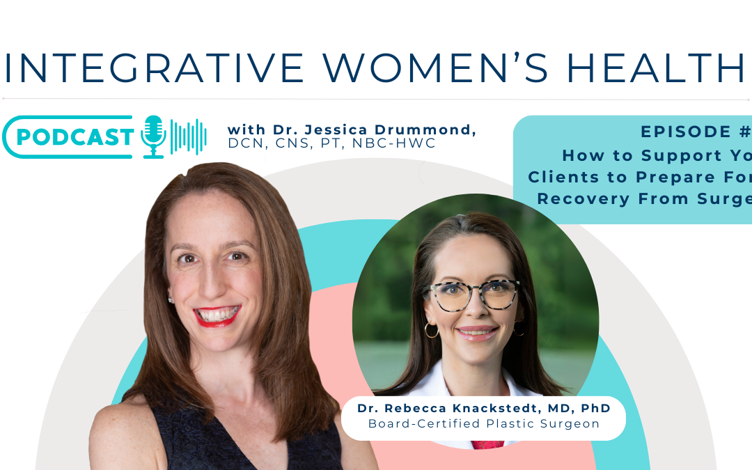 How to Support Your Clients to Prepare For and Recovery From Surgery with Dr. Rebecca Knackstedt