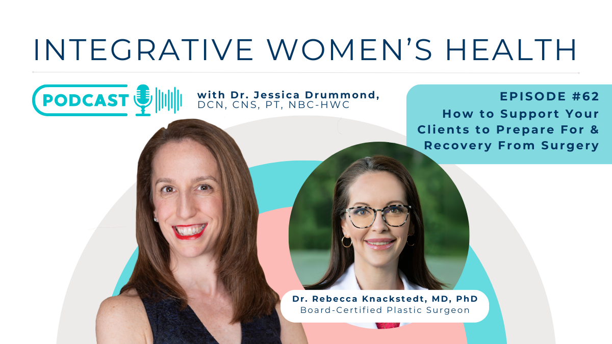 How to Support Your Clients to Prepare For and Recovery From Surgery with Dr. Rebecca Knackstedt