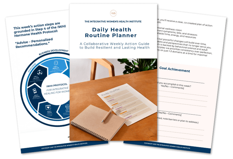 IWHI Daily Health Routine Planner