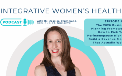 The 2026 Business Planning Framework: How to Pick Your Perimenopause Niche & Build a Revenue Model That Actually Works