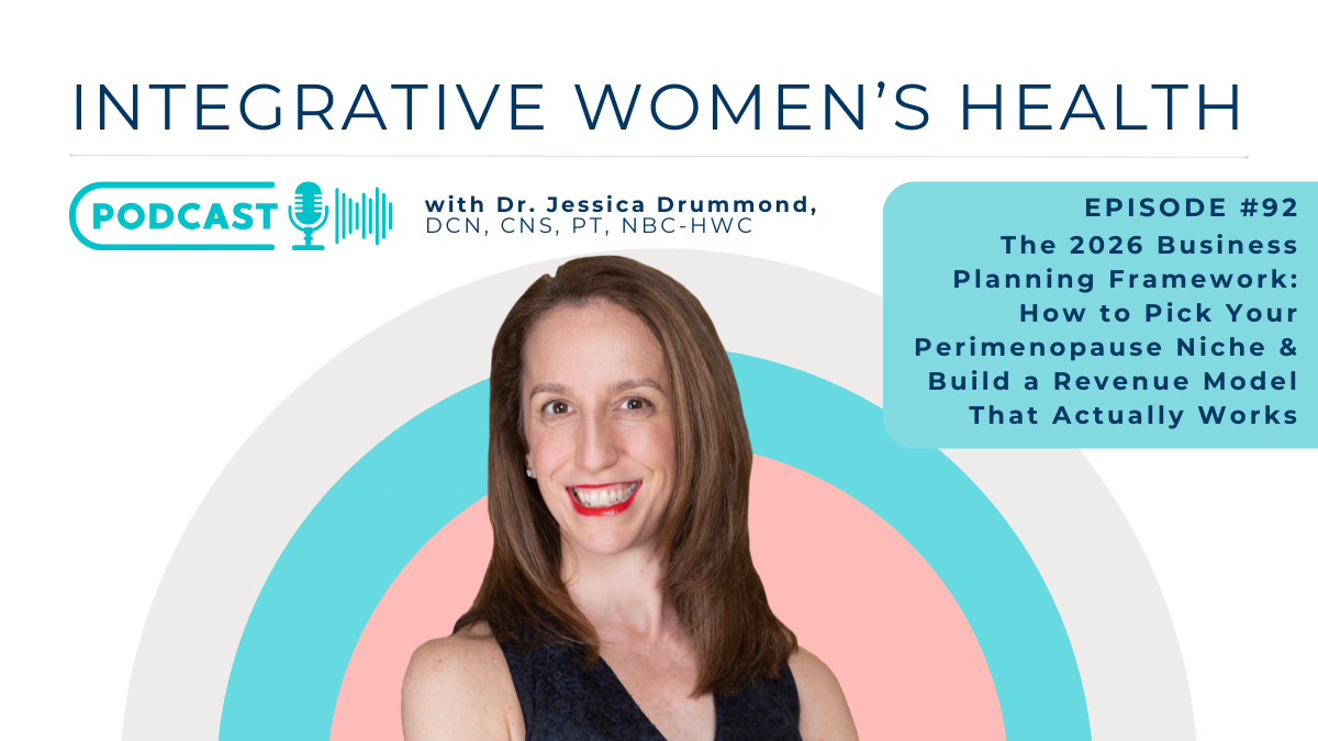 The 2026 Business Planning Framework: How to Pick Your Perimenopause Niche & Build a Revenue Model That Actually Works