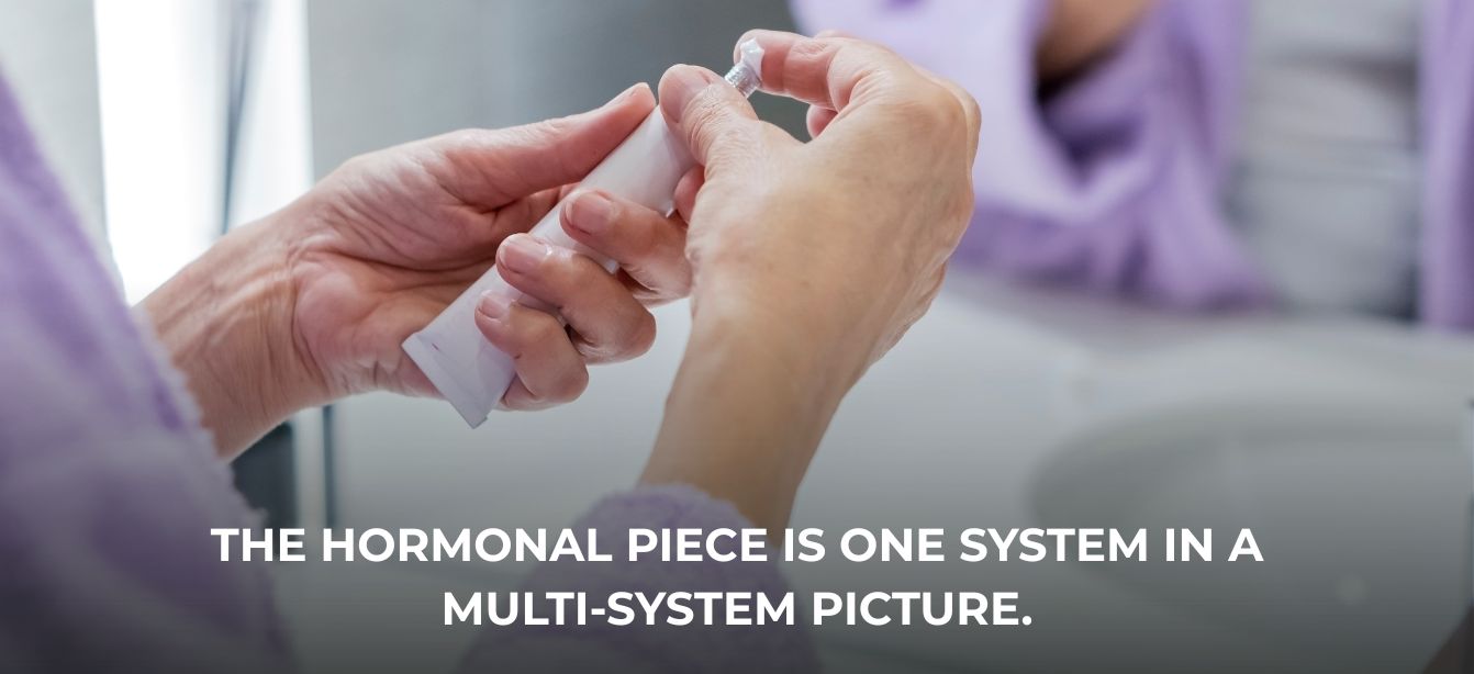 Why hormone therapy alone insufficient perimenopause complex cases MCAS nervous system